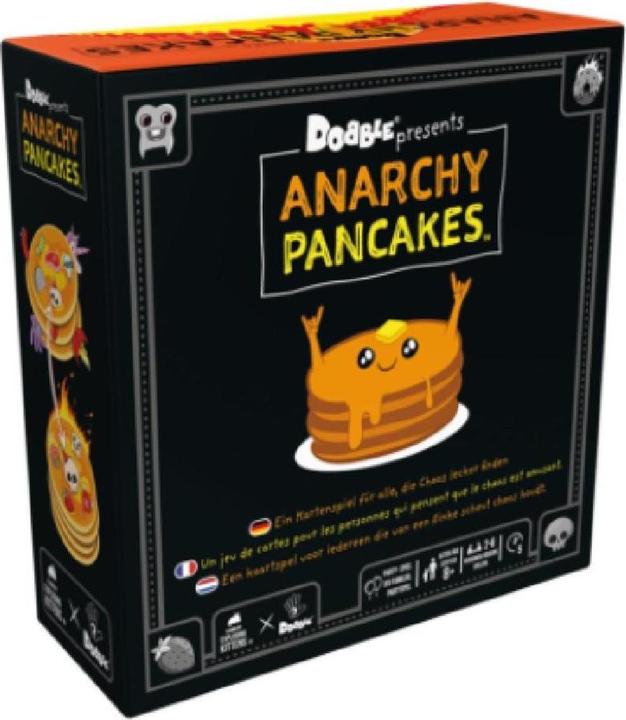 Zygomatic ZYGD0039 - Dobble Anarchy Pancakes, card game, for 2-6 players, ages 8+ (DE edition) (German)