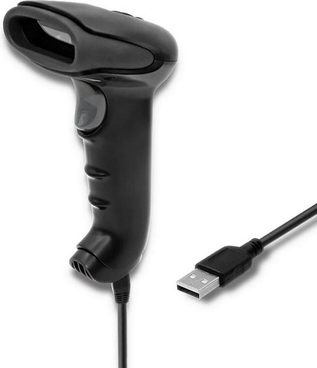 Qoltec 50868 Barcode scanner 1D 2D Juodas (2D barcodes)