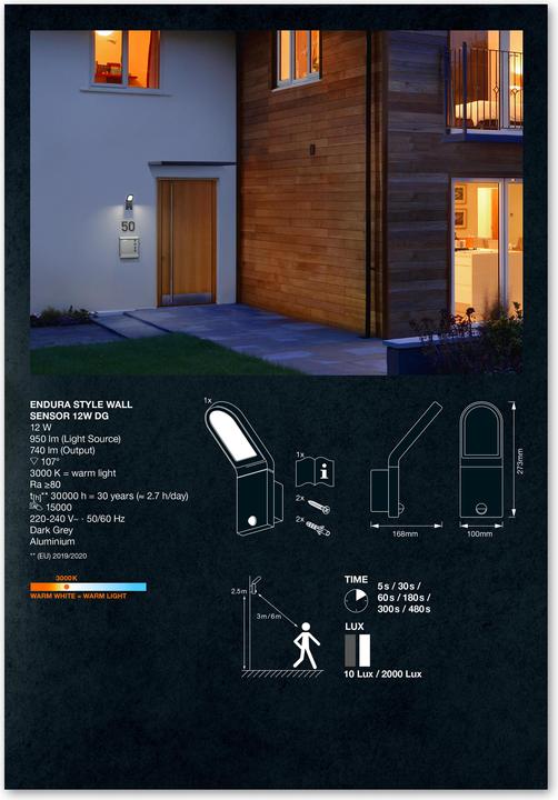 Immagine prodotto Ledvance Endura Style Wall (740 lm)