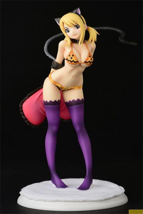 Immagine prodotto Orca Statuetta Fairy Tail 1/6 Lucy Heartfilia - Halloween CAT Gravure Style 25 cm