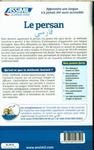 Actual product image Le persan : débutants & faux-débutants : niveau atteint B2 (French, Halbout Dominique, Karimi Mohammad-Hossein, 2016)