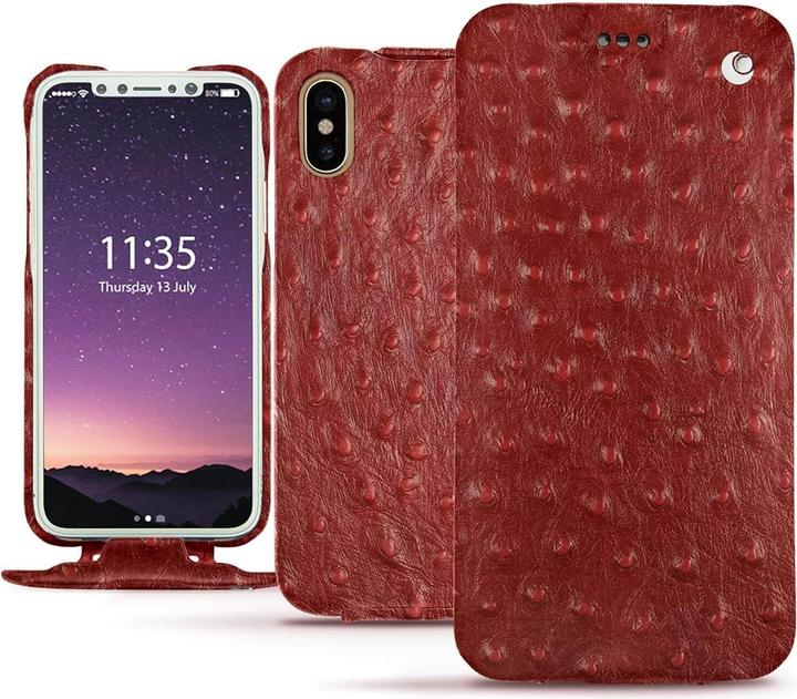 Noreve Lederschutzhülle vertikal (Apple iPhone XS)