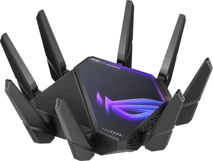 Actual product image ASUS GT-AXE16000 GAMING WI-FI 6E ROUTER - QUAD BAND + NEW 6GHZ BA