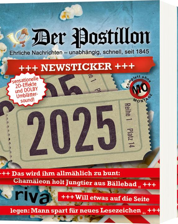 Produktbild Sichermann:Der Postillon +++ Newsticker (10 x 14 cm, Harter Einband, Deutsch)