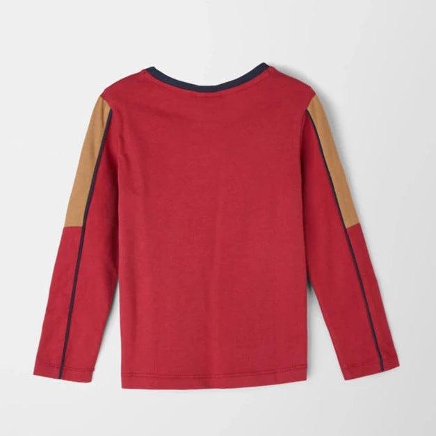 S.Oliver Langarm Shirt mit Kontrast Detail (92)