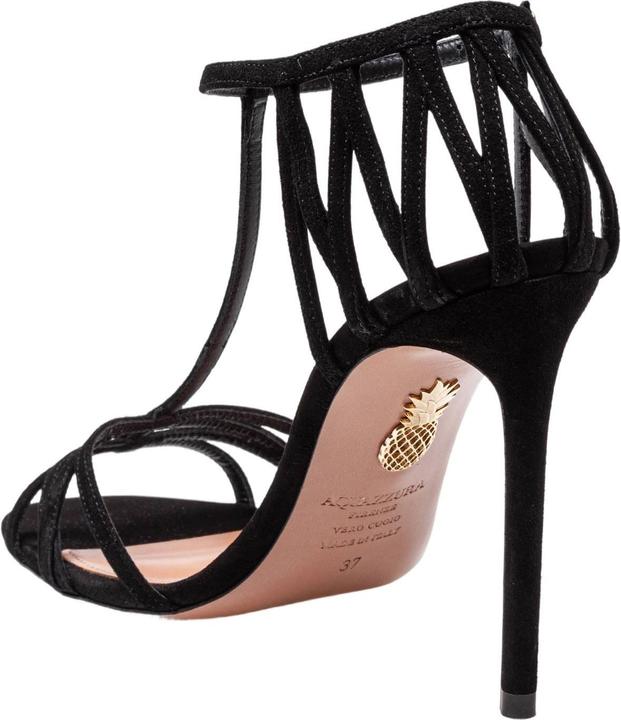 Produktbild Aquazzura forever more 105 suede sandal black color (36)