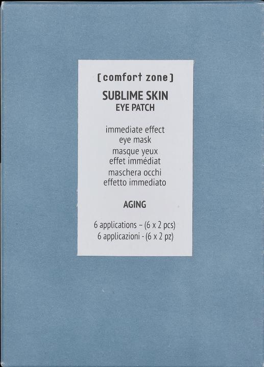 Actual product image Comfort Zone Sublime Skin Eye Patch (6 ml)