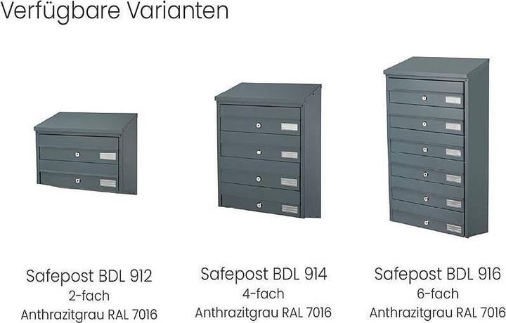 Produktbild SafePost Briefkastenanlage