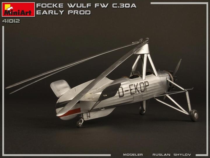 Actual product image Mini art Focke-Wulf Fw C.30A Locust. Early Prod