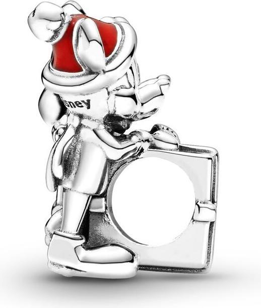 Actual product image Pandora Disney Mickey & Minnie Mouse Present Charm (Silver 925, Enamel)