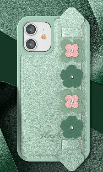 Actual product image Kingxbar The Sweet Series case is decorated with original Swarovski crystals for the iPhone 12 Pro (Apple iPhone 12)