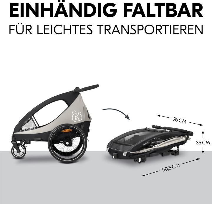 Produktbild Hauck Dryk Duo Plus Fahrradanhänger