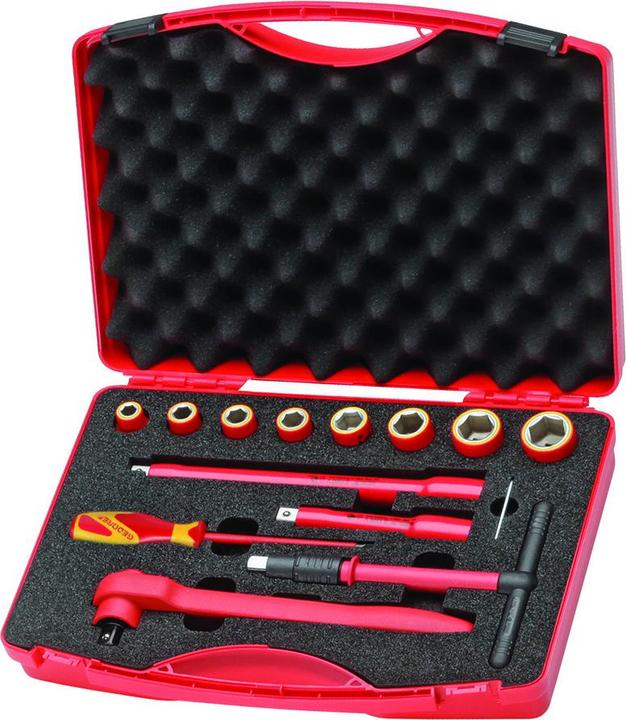 Produktbild Gedore VDE 1001 VDE-Werkzeugsatz 12-teilig im Koffer (12 x)