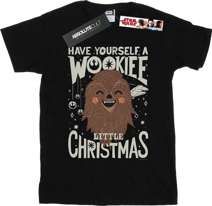 Star Wars Wookiee Little Christmas TShirt Jungen
