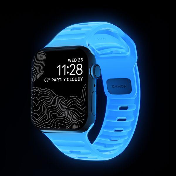 Produktbild Nomad Sport Band 38/40/41mm Icy Blue Glow (38 mm, Fluorkautschuk (FKM))
