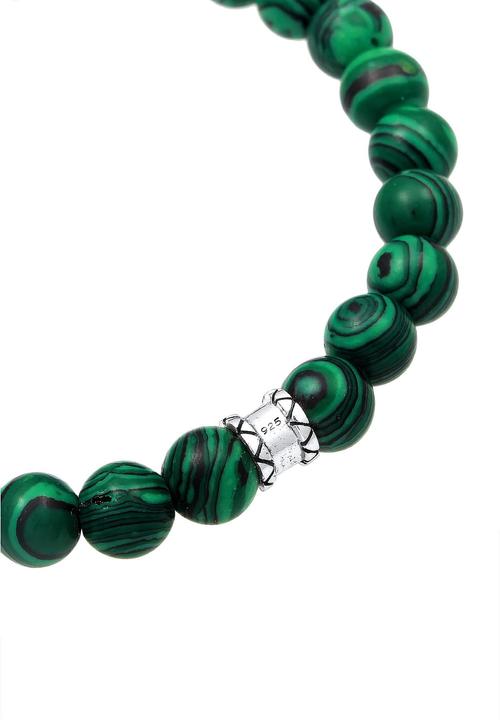 Immagine prodotto Kuzzoi Bracciale di base, bracciale di pietre preziose, palla (19 cm, Nessuna pietra, Plastico, Resina sintetica, Argento 925)