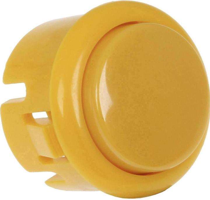 Actual product image Joy-it ARC Button M YE Mini Arcade Button with microswitch yellow