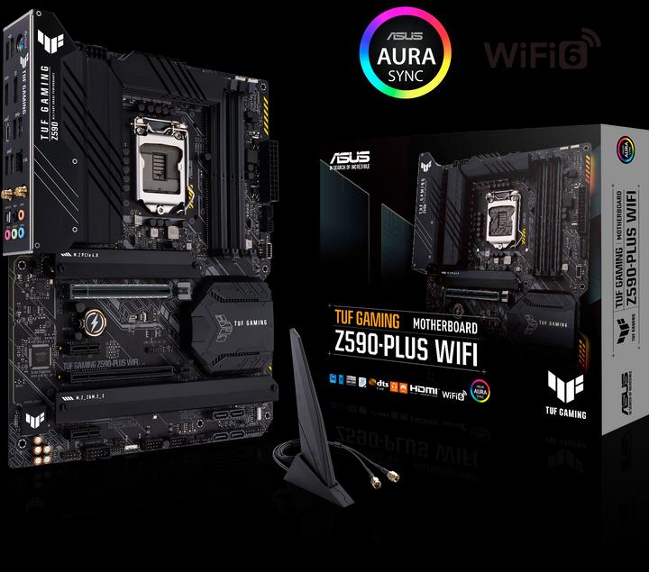 ASUS TUF GAMING Z590-PLUS WIFI (LGA 1200, Intel Z590, ATX)