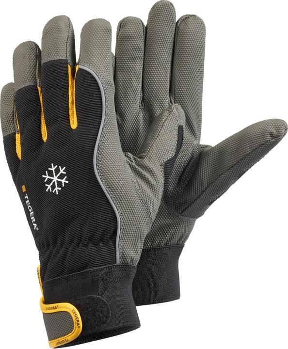 Image du produit Tegera Ejendals 9122, Workshop gloves, Black, Grey, Yellow, Adult, Adult, Scratch resistant, Nylon (11)