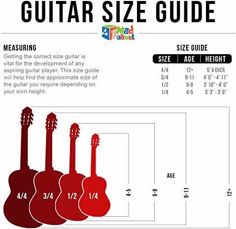 Produktbild Tiger Klassische Gitarre für Kinder (Akustik Gitarre, Lindenholz, Ahorn)