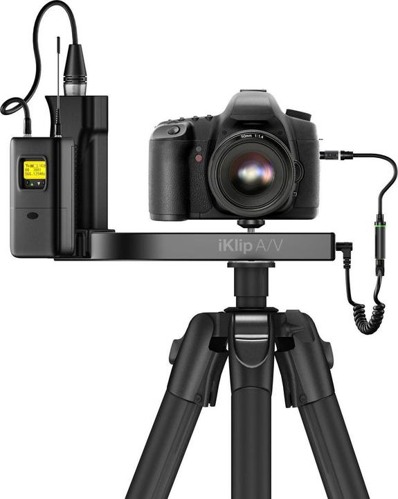Actual product image IK Multimedia Cell phone tripod mount IP-IKLIP (Tripod smartphone holder)