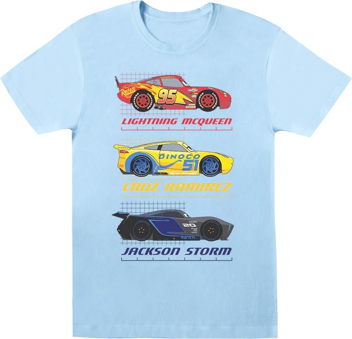 Actual product image Disney Womens/Ladies Cars Racer Profile Cotton Boyfriend T-Shirt (S)