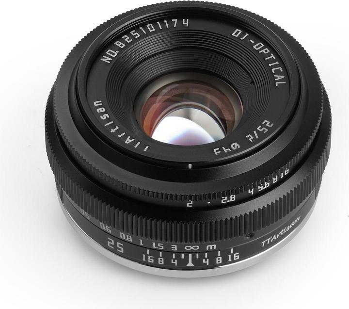Immagine prodotto TTArtisan 25 mm f/2 per Fuji X (Fujifilm X, APS-C / DX)