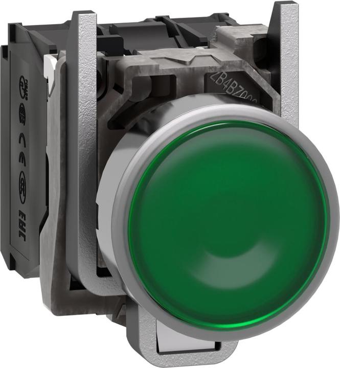 Actual product image Schneider Electric Illuminated pushbutton 1NC 1S green