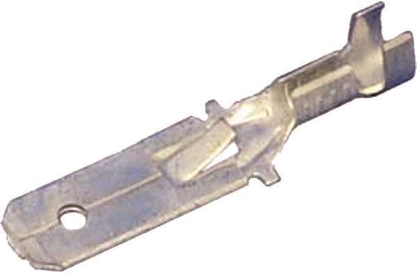 Intercable Flachstecker ICC268FSR m.Rastzunge 1,5-2,5qmm 6,3x0,8 CuZn