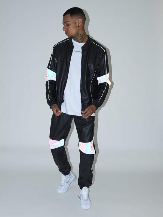 Image du produit Project X Paris veste en siili cuir avec epièceent réfléchissant (M)
