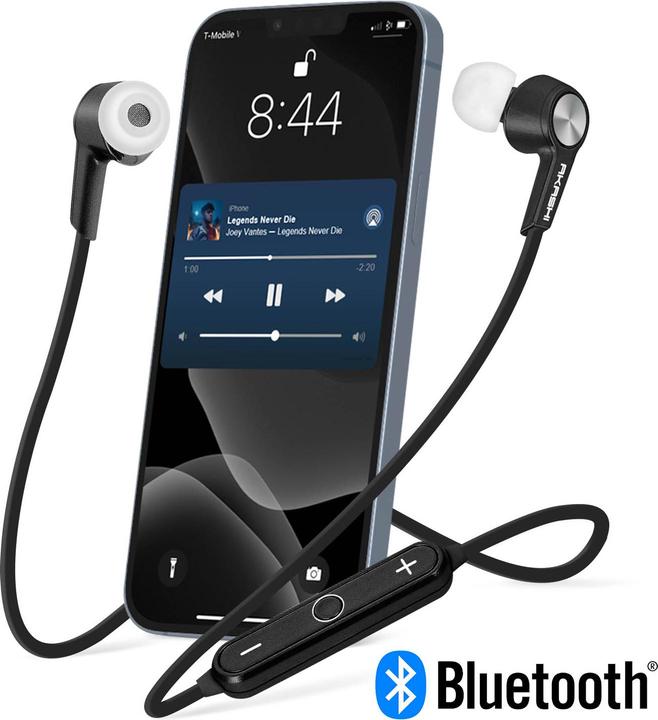 Immagine prodotto Akashi Cuffie da corsa Bluetooth HD (ANC, 5 h, Senza fili)