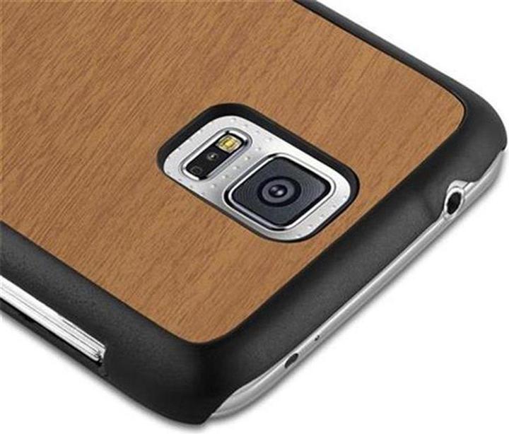 Actual product image Cadorabo Hard Cover Woody Cover (Samsung Galaxy S5, Samsung Galaxy S5 Neo)