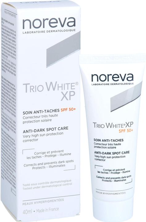 Actual product image Noreva TRIO WHITE XP 50+ (Suntan cream, SPF 50, 40 ml, 64 g)