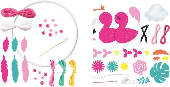 Actual product image Lena Dream catcher flamingo