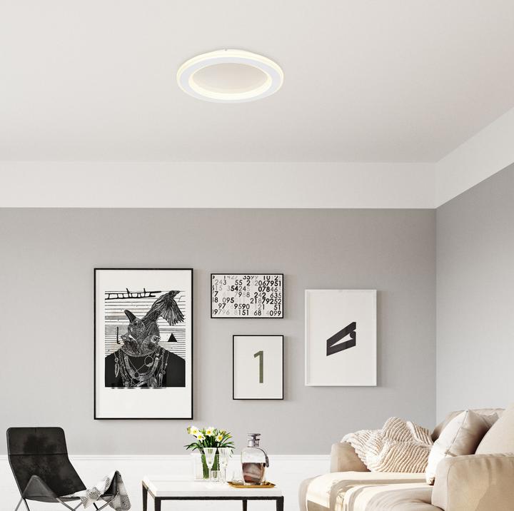 Produktbild Globo Deckenleuchte Tini weiss LED (1400 lm)