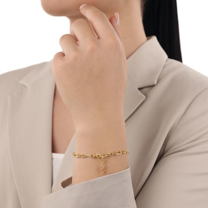 Actual product image Amor charms for ladies, 925 Sterling silver, zirconia synth. | Infinity (Silver 925)