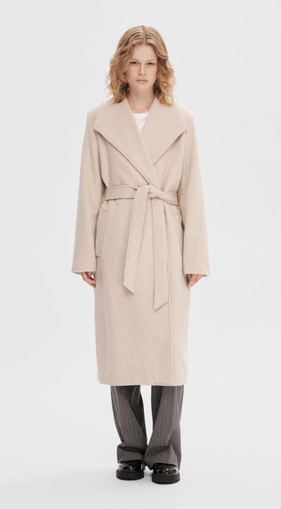 Image du produit Selected Femme Manteau de laine ceinturé (36)