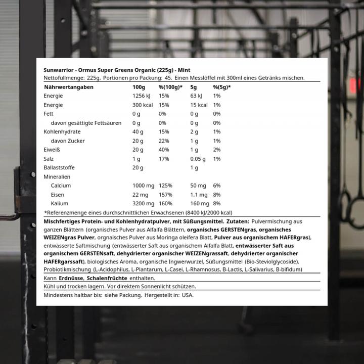 Produktbild Sunwarrior Ormus Super Greens (1 Stück, Pulver, 225 g)