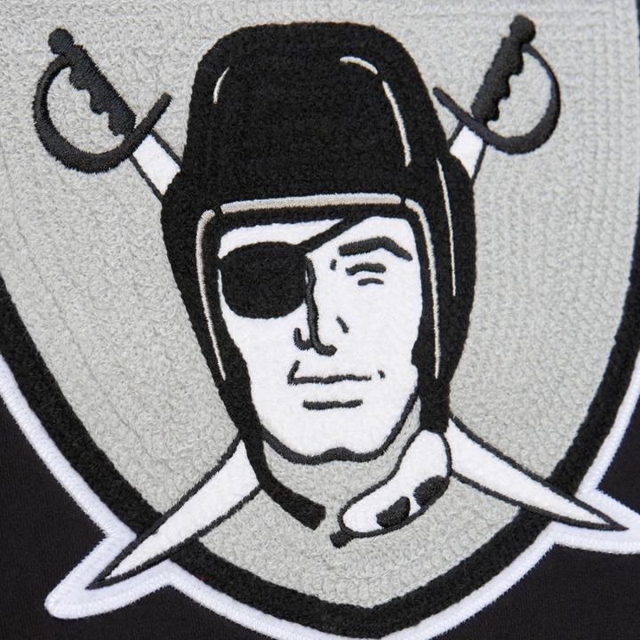 Produktbild Mitchell & Ness Fleece Hoody - STITCH Oakland Raiders - S (S)
