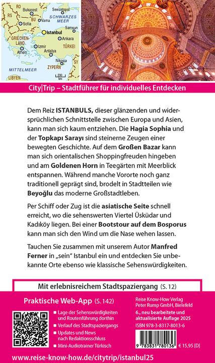 Produktbild CityTrip Istanbul (Deutsch, Manfred Ferner, 2025)
