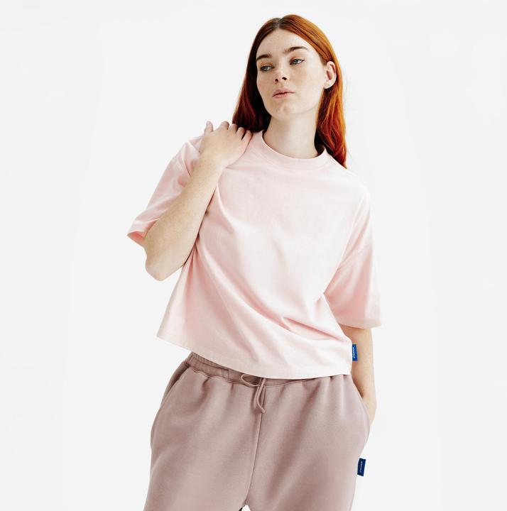 Decathlon T-Shirt Damen Crop Top - rosa