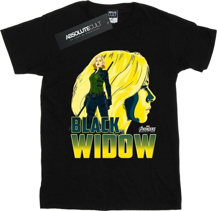 Immagine prodotto Avengers Infinity War Black Widow Character Maglietta Ragazzi (128)