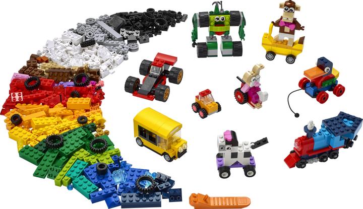 Produktbild LEGO Steinebox mit Rädern (11014, LEGO Classic)