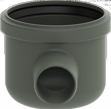 Produktbild Unidrain Ablaufgehäuse Ø50 - 2411 horizontal mit Wasserschleuse