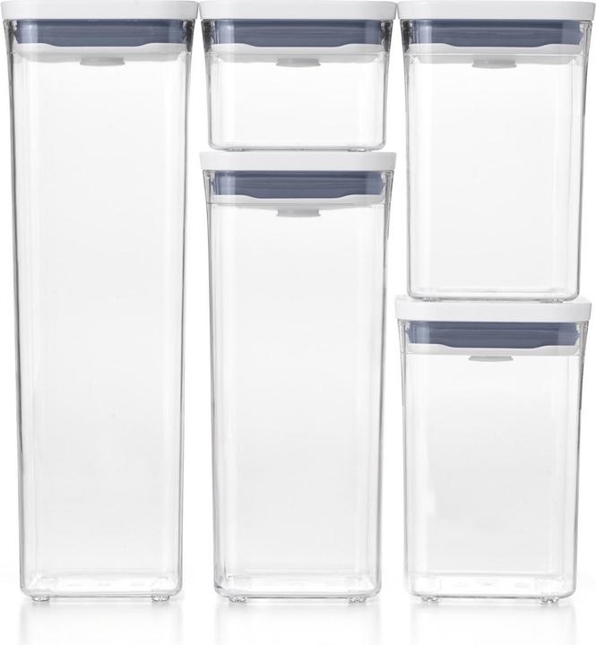 Actual product image OXO Promo GG Pop Container Set, 5pcs, 2.1L, 1.6L, 2x 1L, 0.4L (2.10 l)