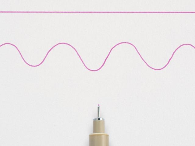 Actual product image Sakura Fineliner PIGMA MICRON 01, pink (Rose)