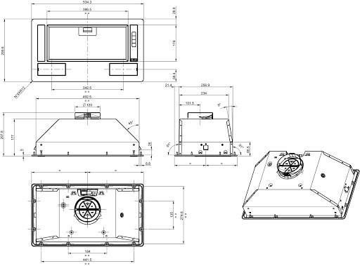 Image du produit Gorenje BHI611ES (Hotte murale)