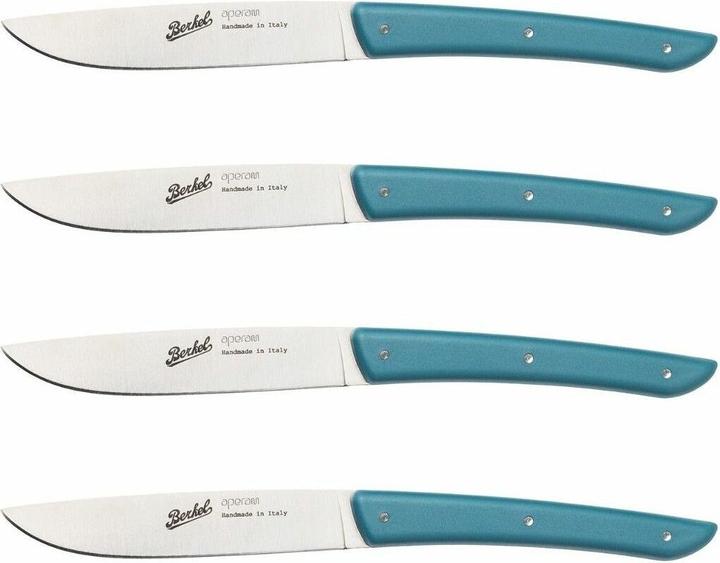Produktbild Berkel Steakmesser-Set 4-tlg. Color blu petrolio (4 Stück, Messer)