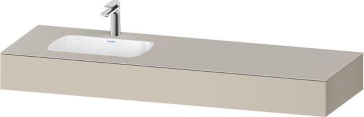 Produktbild Duravit Qatego Einbauwaschtisch mit Konsole, 1600x550x170mm, Becken links