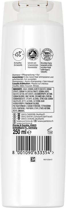 Actual product image Pantene 3in1 Volume Pure (250 ml, Liquid shampoo)